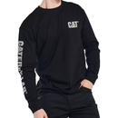 CATERPILLAR Men's Lightweight Trademark Long Sleeve, Black