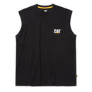 CATERPILLAR Men's Men's Trademark Sleeveless Pocket Tee, Black