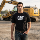 CATERPILLAR Men's T-Shirt CAT, Black