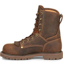 CAROLINA Men's 8 Inch 28 Series Waterproof Composite Toe Work Boot, Brown