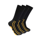 CATERPILLAR Men's Half Cushion Crew Socks (3 Pack)