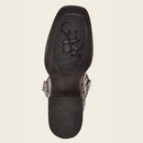 CUADRA Men's Engraved Genuine Ostrich Leather Western Boot