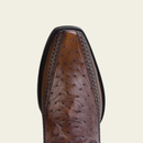 CUADRA Men's Genuine Ostrich Leather Boot Western