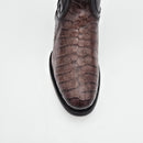 CUADRA Men's Alligator Laser & Zipper J Toe Western Boot