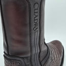 CUADRA Men's Alligator Laser & Zipper J Toe Western Boot