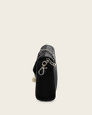 CUADRA Clutch Bag Leather, Black