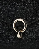 CUADRA Clutch Bag Leather, Black