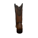 CUADRA Men's Rodeo Genuine Bovine Leather Embroidery & Laser Square Toe Western Boot