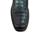 CUADRA Men's Plunge Caiman Laser & Woven Narrow Toe Square Western Boot