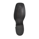 CUADRA Men's Genuine Caiman Laser & Embroidery Square Toe, Black