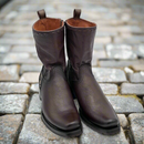 CUADRA Men's Urban Engraved Bovine Laser & Woven Zipper Western Boot