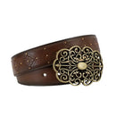 CUADRA Women's Engraved Western Belt BC245