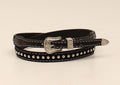 M&F 3/8 Inch Calf Hair Hatband, Black