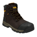DEWALT Men's Manvel Waterproof Composite Toe Work Boot, Brown Crazy