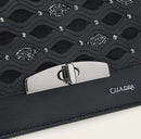 CUADRA Black Laser & Studs Bag