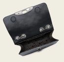 CUADRA Black Laser & Studs Bag