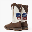 DURANGO Men's Rebel Distressed Flag Embroidery Western Boot