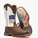 DURANGO Men's Rebel Distressed Flag Embroidery Western Boot