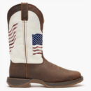 DURANGO Men's Rebel Distressed Flag Embroidery Western Boot