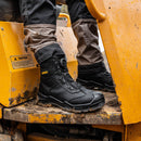 DEWALT Men's Apex BOA Waterproof, Nubuck Leather, Composite Safety Toe Work Boot