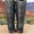 CUADRA Men's Genuine Lizard Leather Boot Western CU791