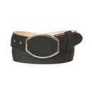 EL GENERAL Men's Cuello de Toro Print Western Belt, Black