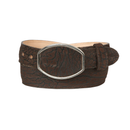 EL GENERAL Men's Cuello de Toro Print Western Belt, Brown