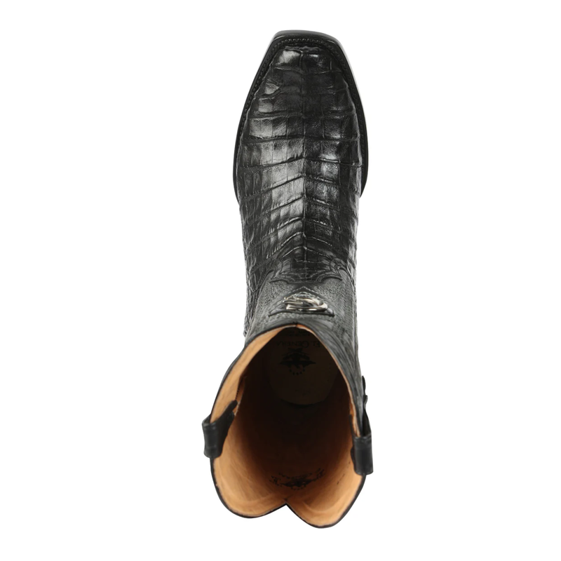 El General Men’s authentic handcrafted Caiman Crocodile ? shoes Caiman Belly Original Cowboy Boots - Cowboy Boots – Don Max  main image 2