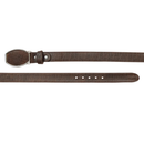EL GENERAL Men's Leather Elephant Print Belt, Cognac