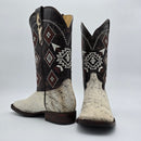 EL GENERAL Men's Rodeo Genuine Cowhide Western Boot