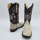 EL GENERAL Men's Rodeo Genuine Cowhide Western Boot