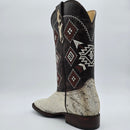 EL GENERAL Men's Rodeo Genuine Cowhide Western Boot