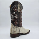 EL GENERAL Men's Rodeo Genuine Cowhide Western Boot