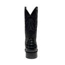 EL GENERAL Men's Rodeo Leather Python Print , Black