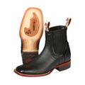 EL CANELO Men's Caisson Square Toe Ankle Western Boot
