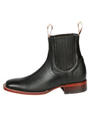 EL CANELO Men's Caisson Square Toe Ankle Western Boot