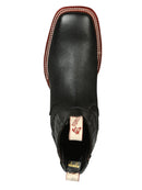 EL CANELO Men's Caisson Square Toe Ankle Western Boot