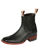 EL CANELO Men's Caisson Square Toe Ankle Western Boot
