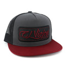 EL VIEJON EVPatch Flat Visor Cap , Dark Grey