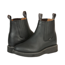 ESTABLO Men's Chelsea Round Soft Toe Work Boot, Black