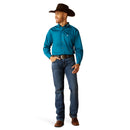 ARIAT Men's Team Logo Twill Ls Shirt 10052825