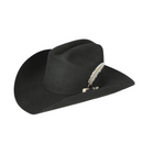 EL GENERAL Two-Tone Metal Hat Feather