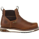 GEORGIA BOOT Men's Amp LT Wedge Steel Toe Waterproof Chelsea Work Boot GB00353