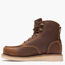 GEORGIA BOOT Men's AMP LT Wedge 6 Inch In Height Composite Toe Waterproof Work Boot , Brown
