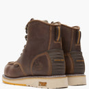 GEORGIA BOOT Men's AMP LT Wedge 6 Inch In Height Composite Toe Waterproof Work Boot , Brown