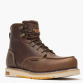 GEORGIA BOOT Men's AMP LT Wedge 6 Inch In Height Composite Toe Waterproof Work Boot , Brown