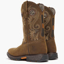 GEORGIA BOOT Men's CARBO-TEC FLX Soft Toe Waterproof  Work Boot, Brown