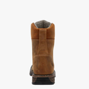 GEORGIA BOOT Men's 8 Inch CARBO-TEC FLX Alloy Toe Waterproof Lacer Work Boot, Brown