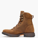 GEORGIA BOOT Men's 8 Inch CARBO-TEC FLX Alloy Toe Waterproof Lacer Work Boot, Brown