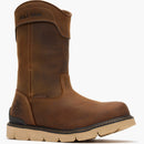 GEORGIA BOOT Carbon Flex Wedge 11" Pull On Waterproof Carbon Toe Work Boot, Brown